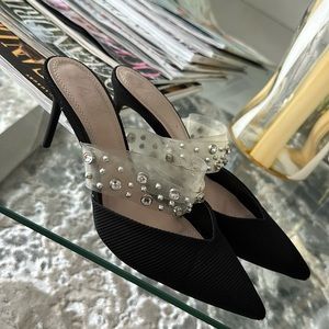 Zara heeled sandals , size 9 (40)